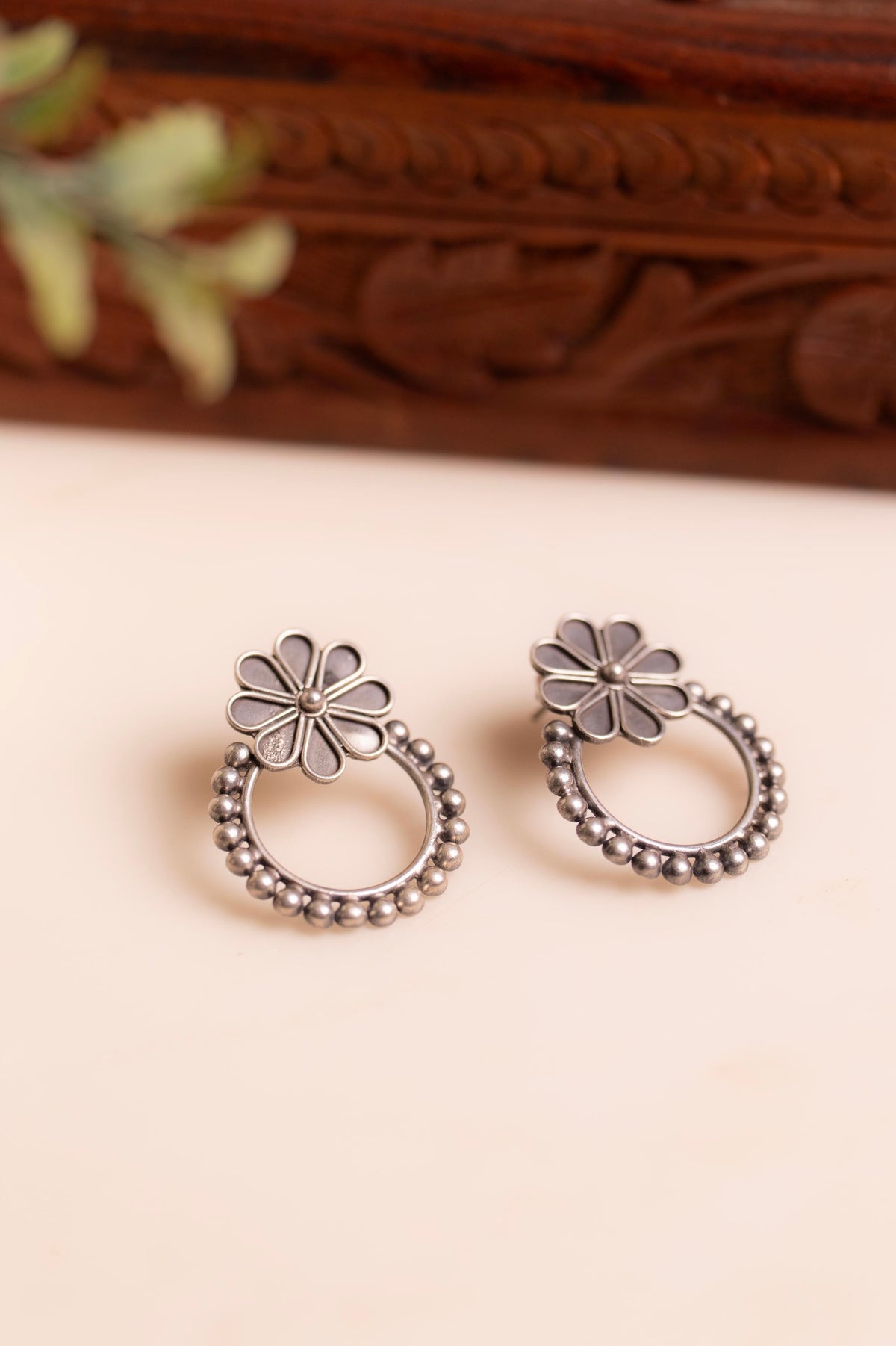 Anaya Bloom Circle Drops