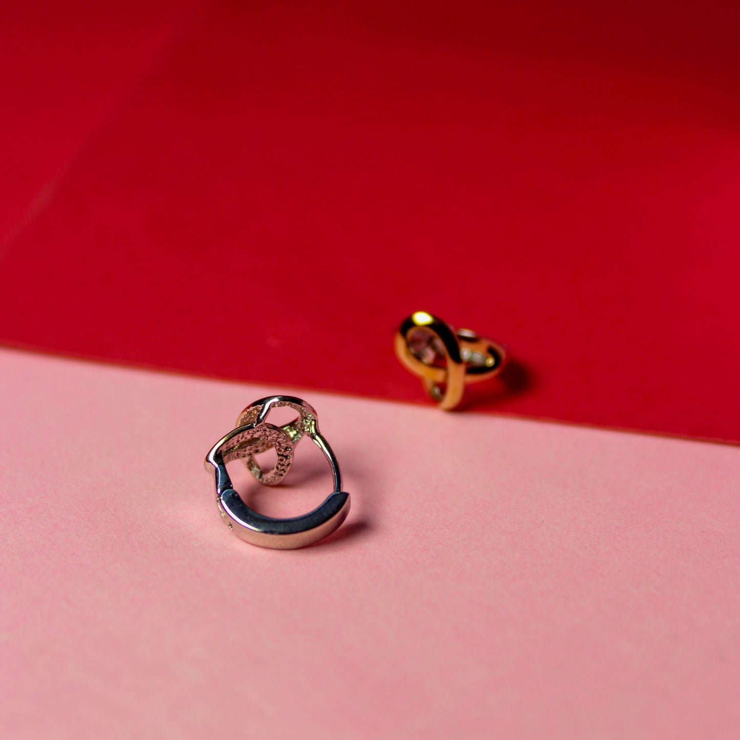 Rose Classic Knot Hoops