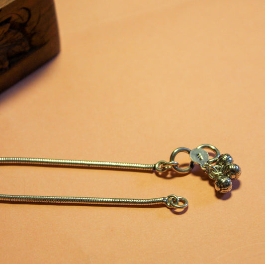 Anokhi Rose Flower Chain Anklet Pair