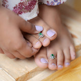 Anaya Evergreen Toe Ring