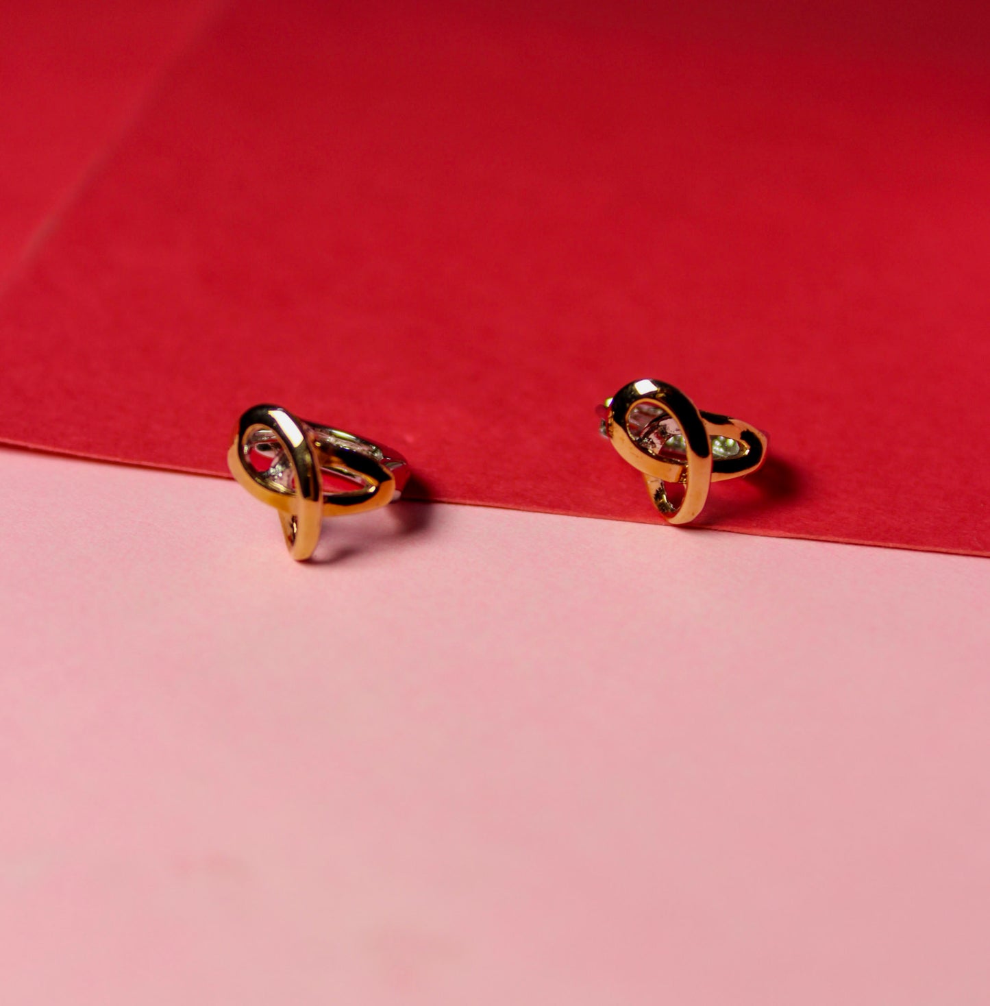 Rose Classic Knot Hoops