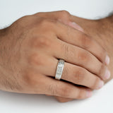 Men's Diamond Mesh Band Ring