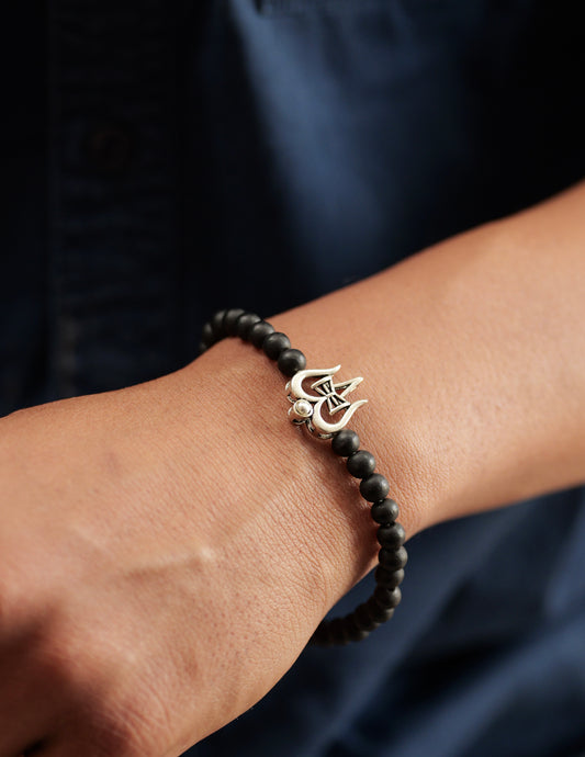 Shiva Trishul Karungali Bracelet