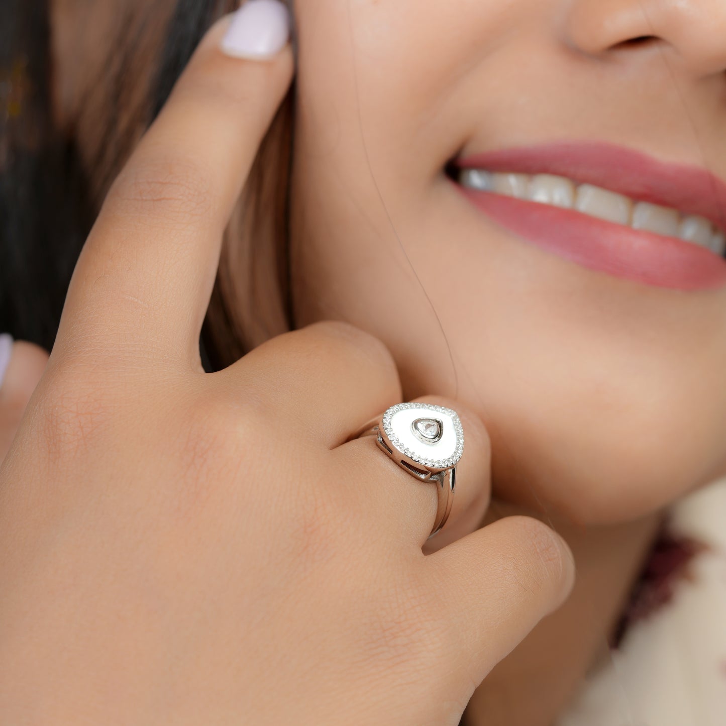 Ethereal Teardrop Ring