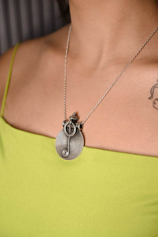 Anaya Intricate Spiral Pendant