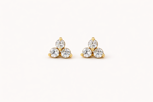 Trinity Diamond Studs