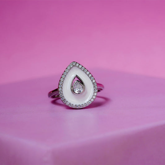 Ethereal Teardrop Ring