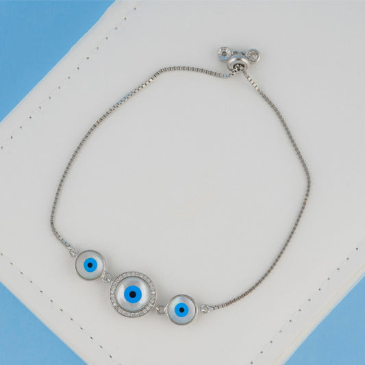 Silver Triple Protection Bracelet