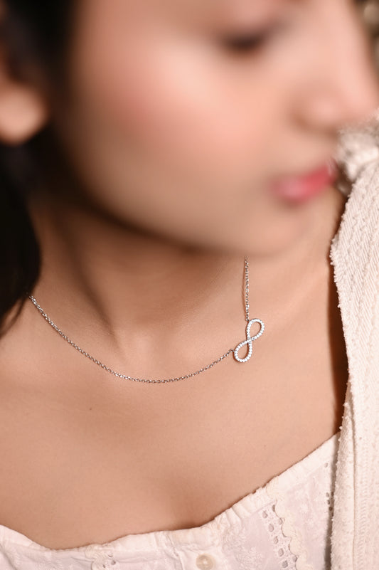 Silver Infinity Necklace