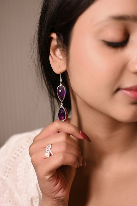 Mishi Purple Splendor Dangles
