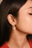 Rose Moonlit Pearl Drop Earring