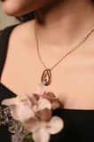Rose Lumiere Teardrop Necklace