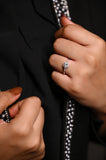 Silver Halo Bliss Ring