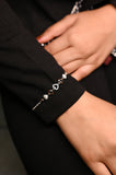 Rose Heart Charm Bracelet