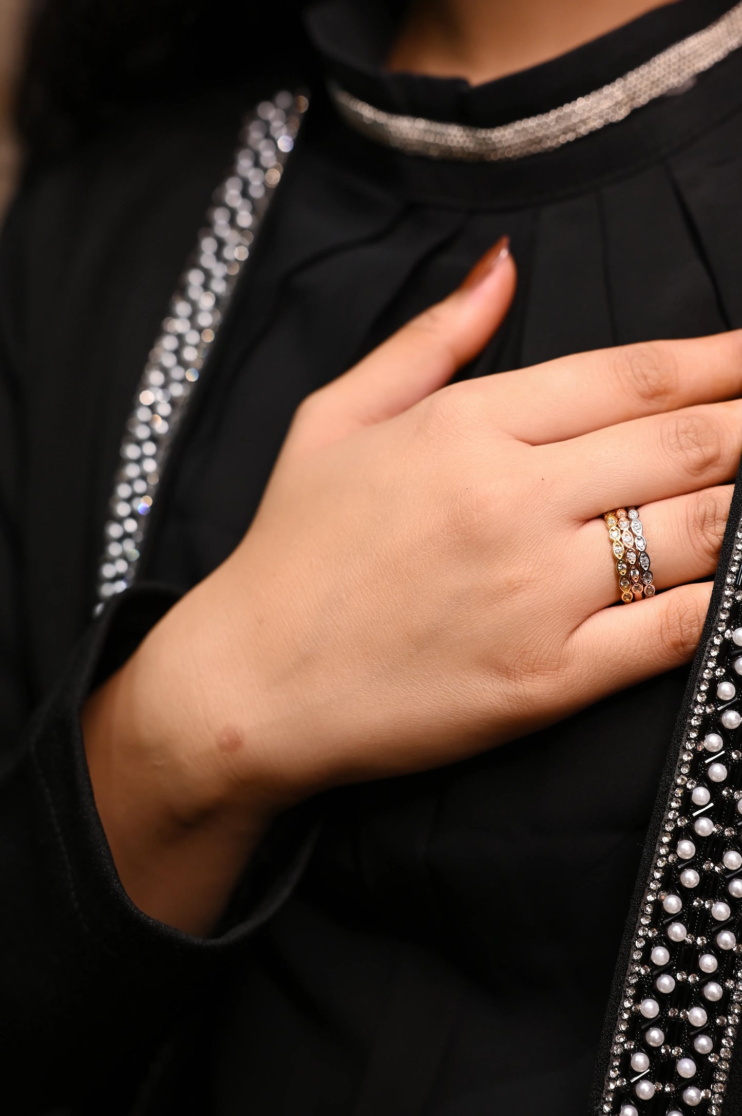 Trinity Sparkle Ring