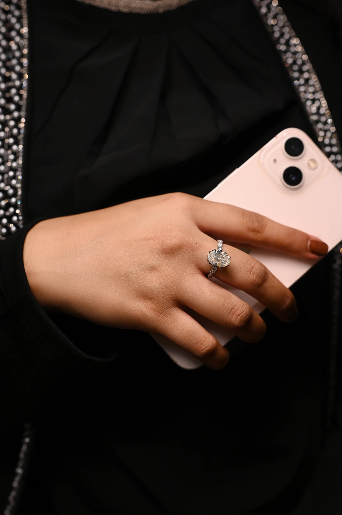 Mishi Moissanite Twist Ring