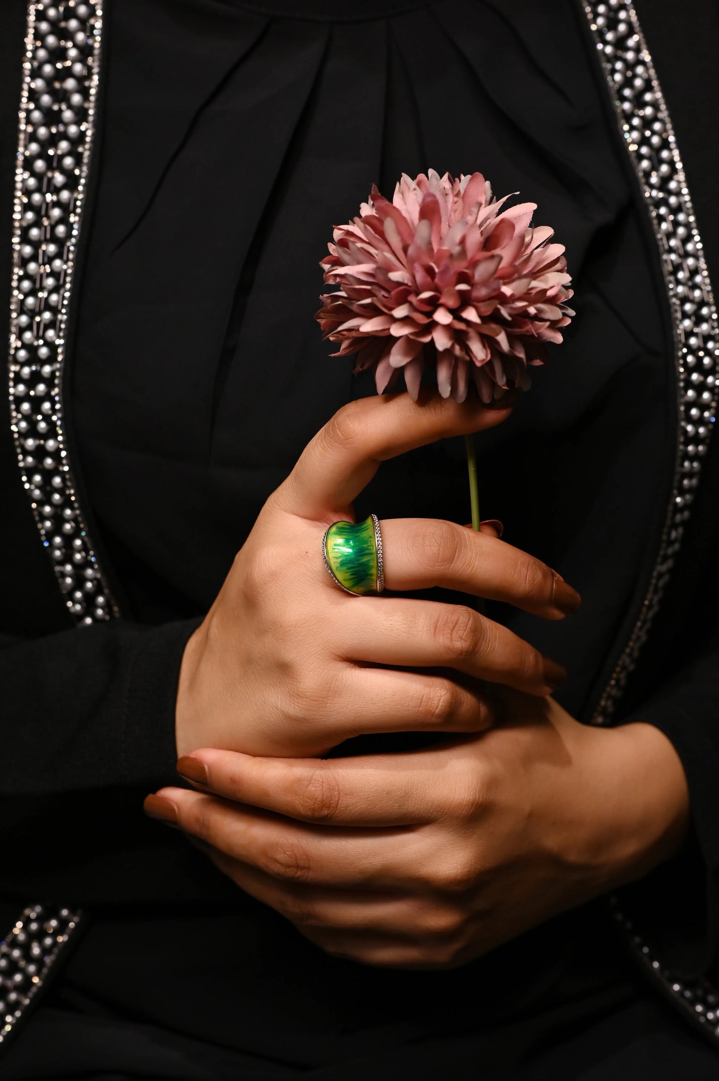 Jungle Mirage Silver Ring