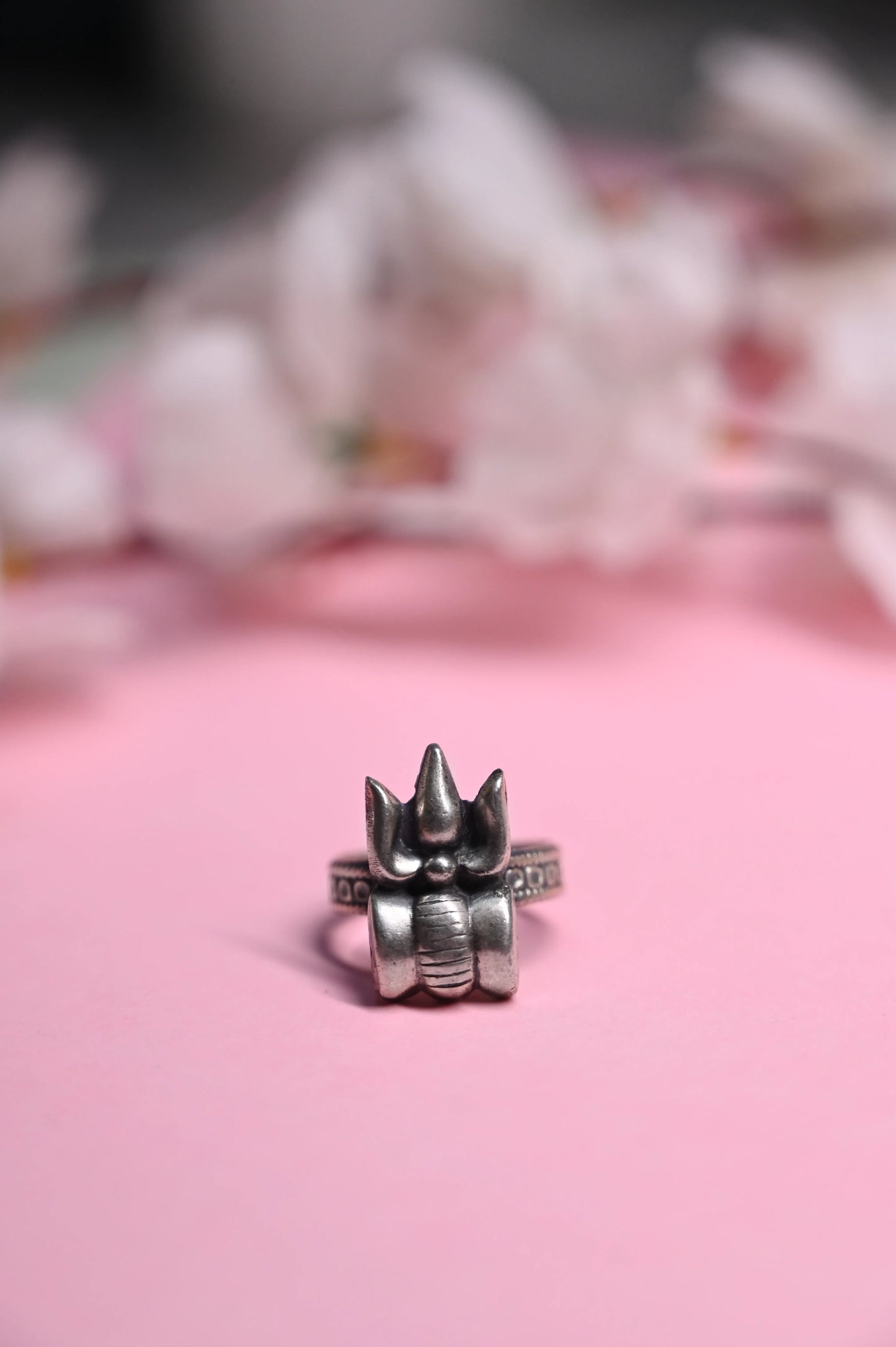 Ruh Trishul Damru Ring