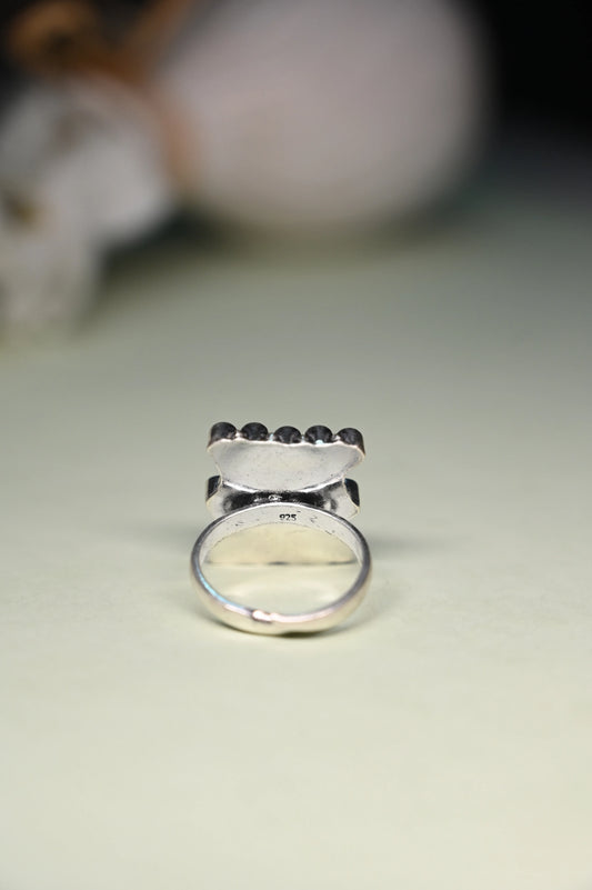 Vintage Green Scintillating Ring