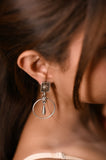 Anokhi Rectangular Teardrop Hoop Earrings