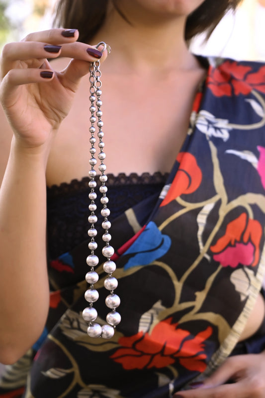 Aadya Classic Matte Ball Necklace