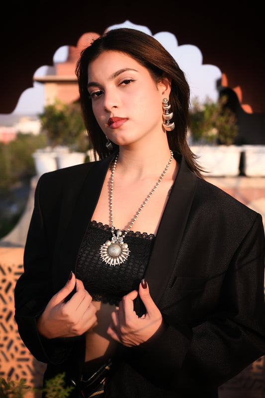 Anokhi Intricate Flower Petal Necklace