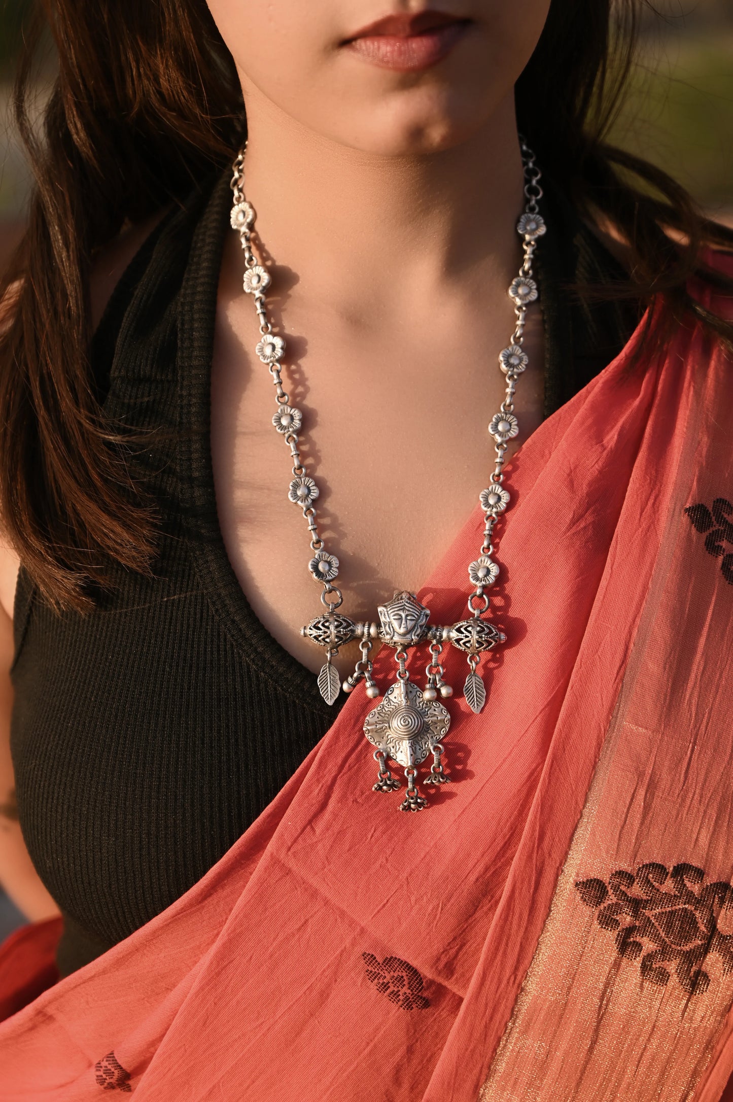 Anokhi Krishna Flute Ghughri Necklace