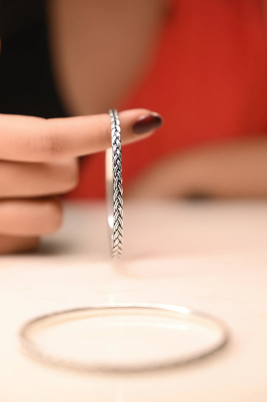 Aadhya Knot Woven Bangle