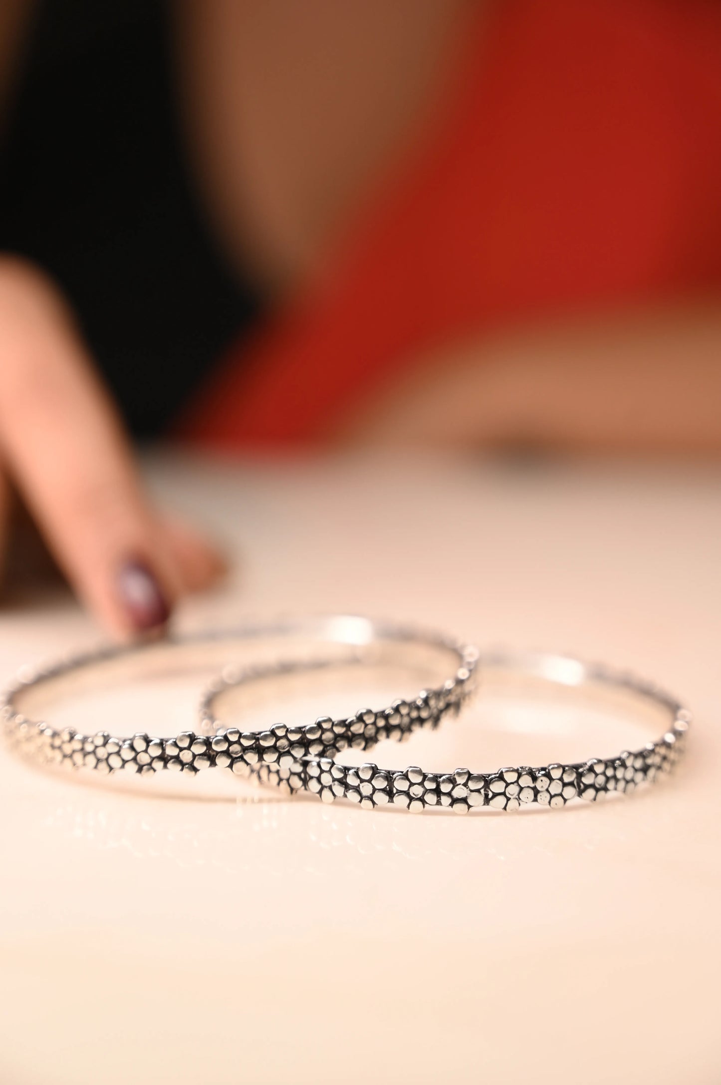 Aadhya Flower Sequence Bangle