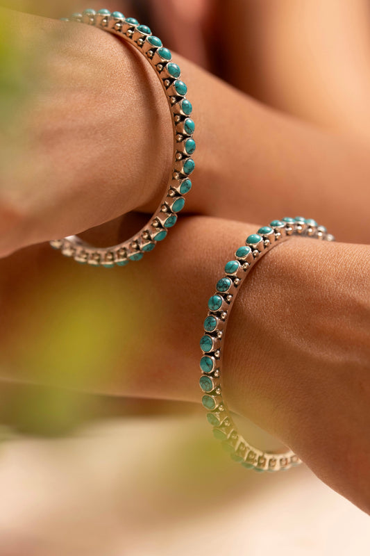 Mishi Turquoise Trail Bangle
