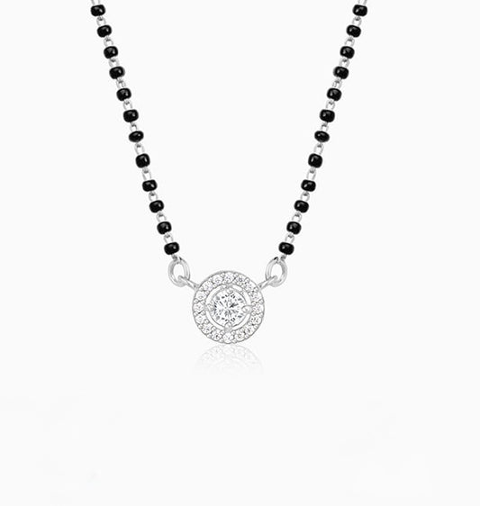 Silver Classic Round Mangalsutra