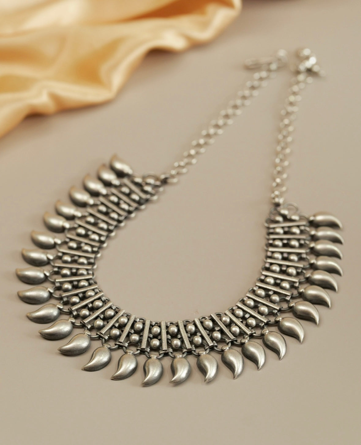 Aadhya Crescent Beaded Choker