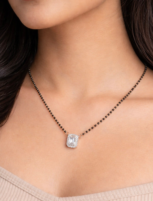Modern Square Radiance Mangalsutra