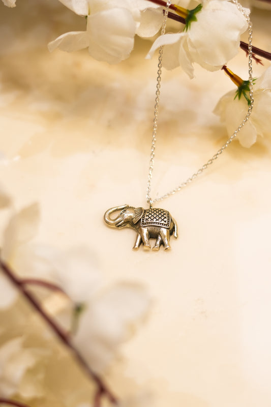 Aadhya Haathi Carved Pendant