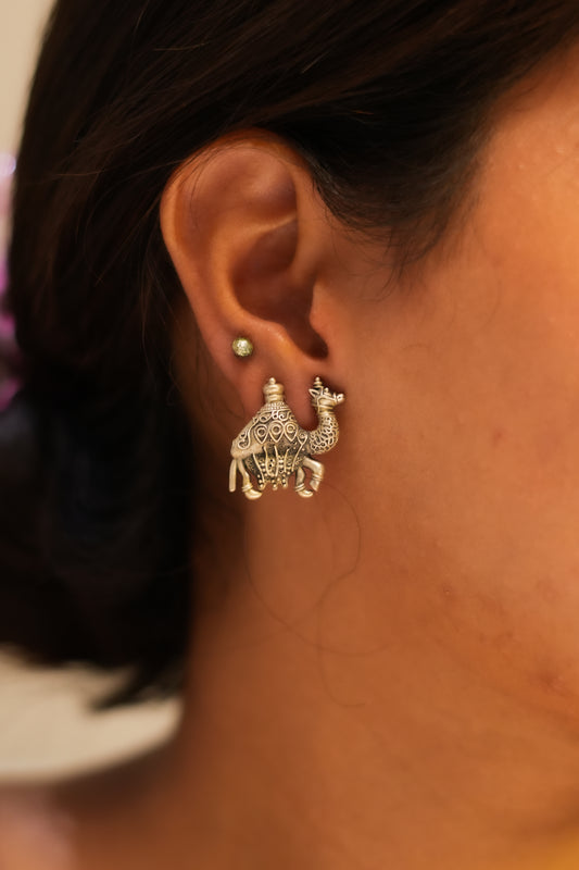 Aadhya Desert Camel Stud Earring