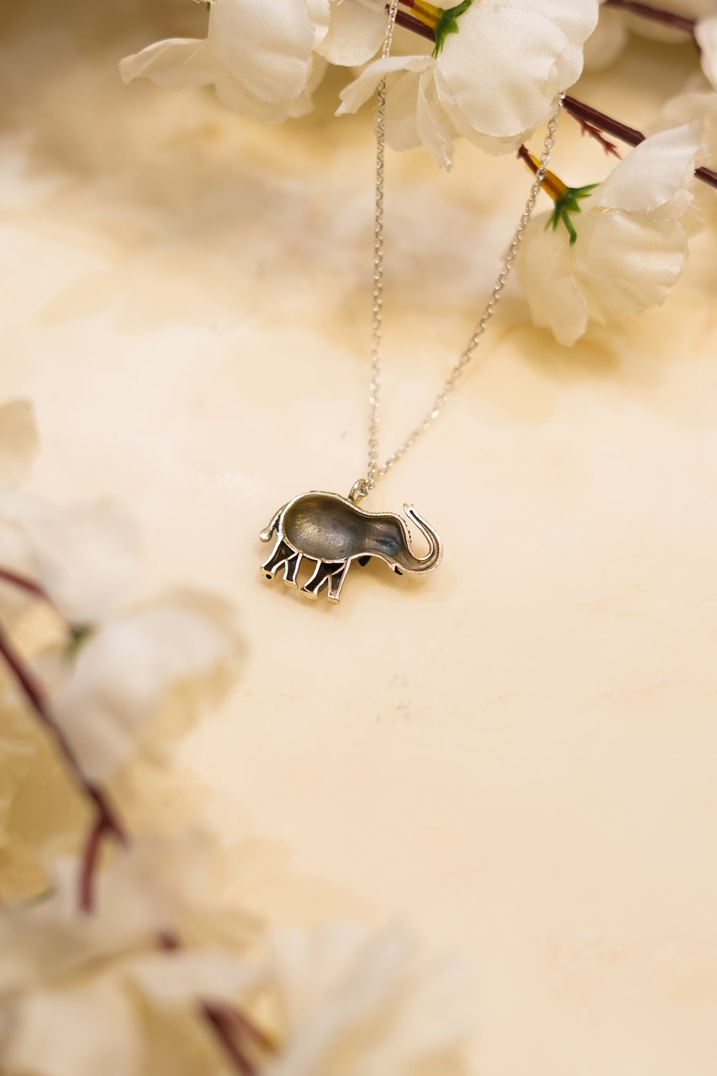 Aadhya Haathi Carved Pendant