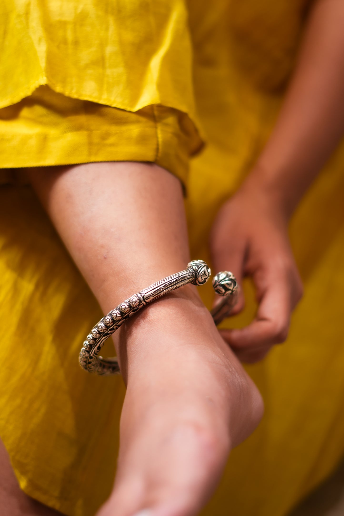 Tattva Intricate Chitai Ankle Kada