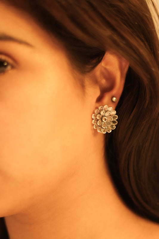 Lustre Flower Twinkling Necklace Set