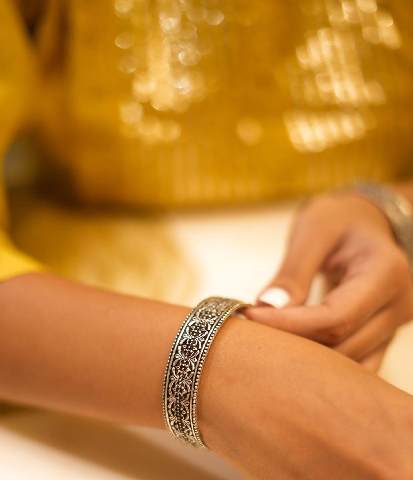 Anokhi Intricate Sequence Jali Bangle