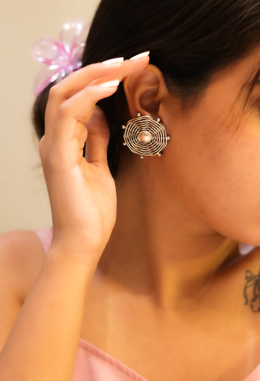 Aadhya Wire Concentric Earrings