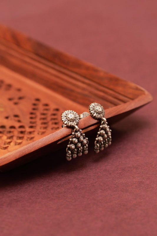 Anaya Flower Jali Ghughri Earring