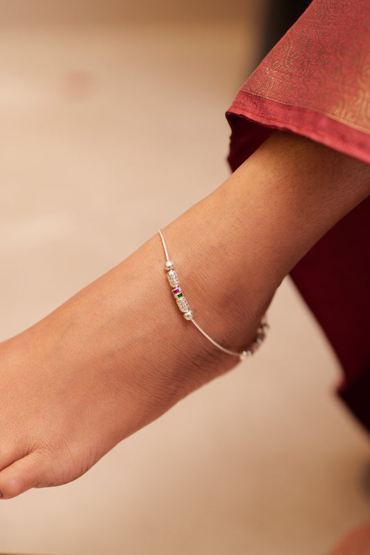 Moha Colorful Beads Anklet Pair