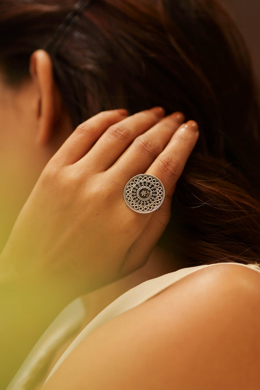 Anokhi Concentric Circle Ring