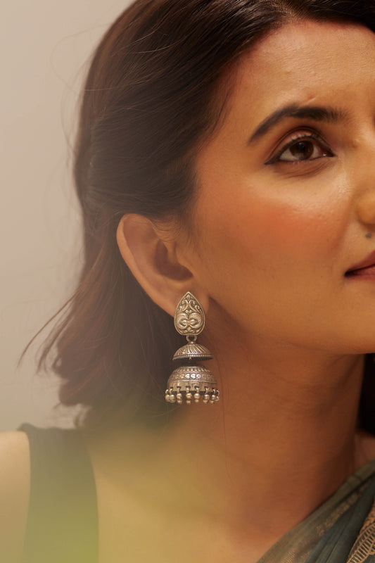 Aadhya Paisley Peacock Jhumka