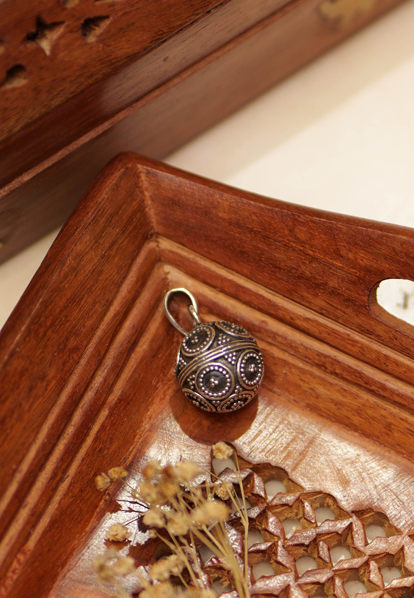 Aadhya Mandala Ball Pendant
