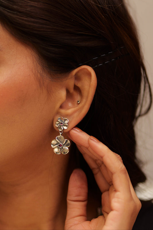 Aadhya Classic Floral Charm Earring