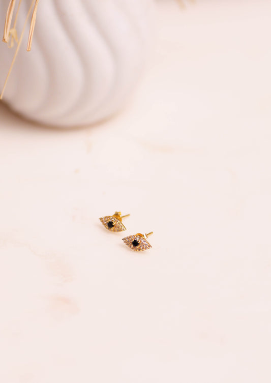 Anokhi Diamond Evil Eye Studs