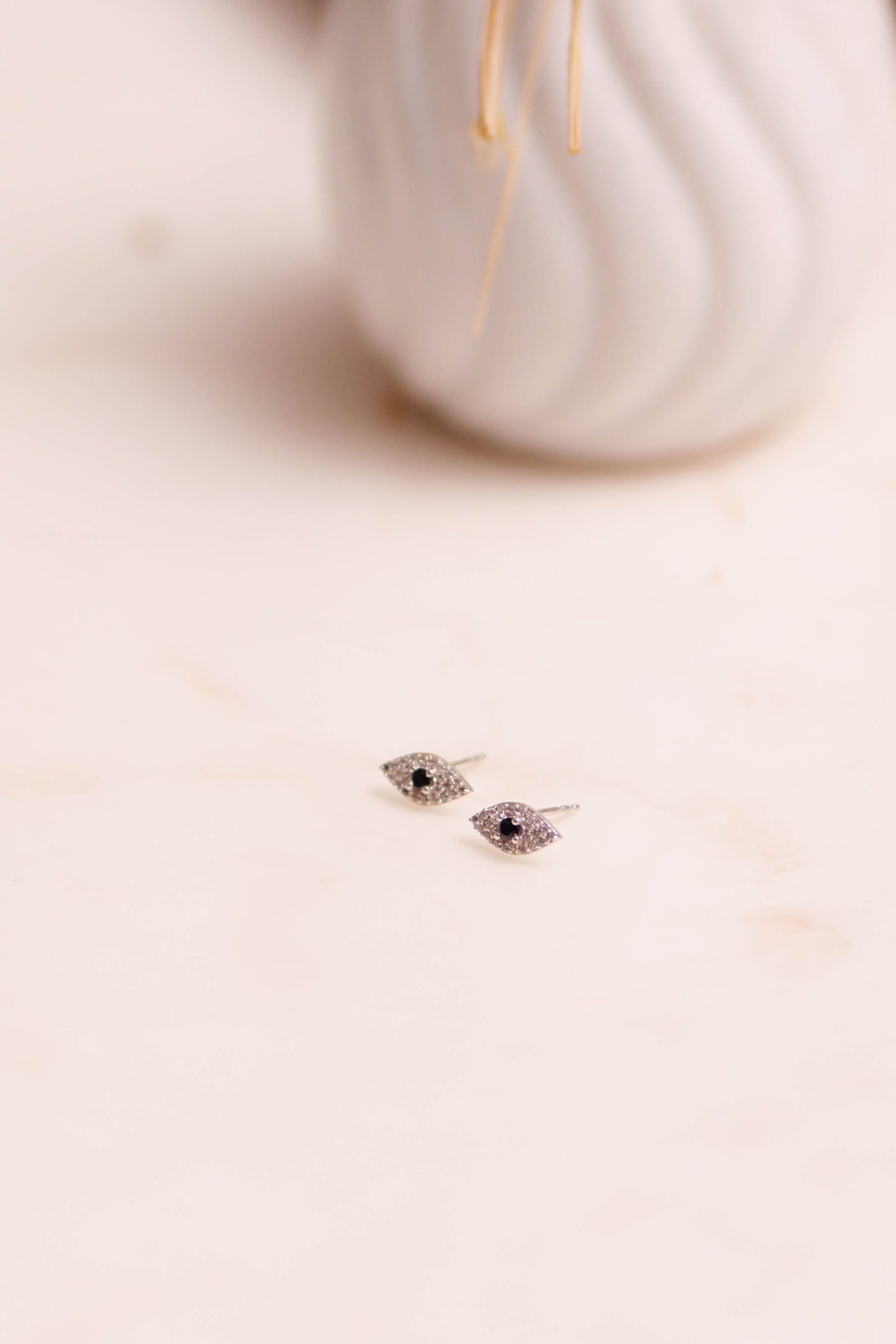Anokhi Diamond Evil Eye Studs