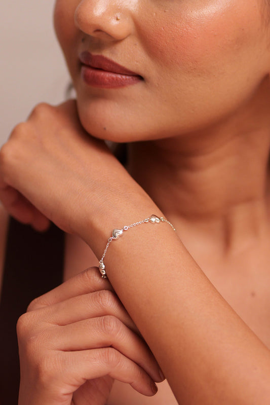 Aadhya Multi Heart Bracelet