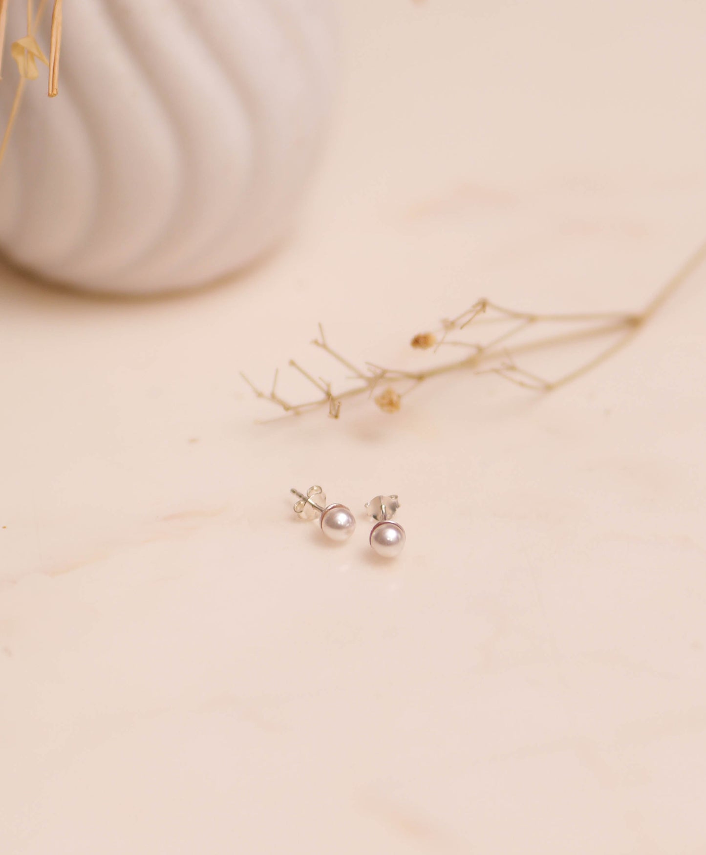 Swarovski Pearl Stud